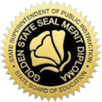 Golden State Seal Merit Diploma badge