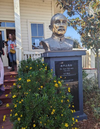 statue ofDr. Sun Yatsen in Locke, CA