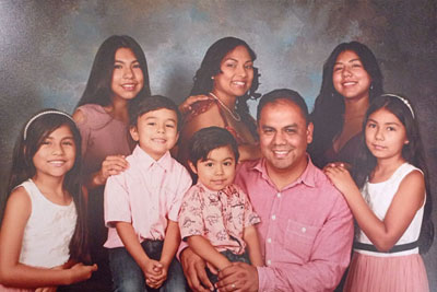 Carbajal family portrait