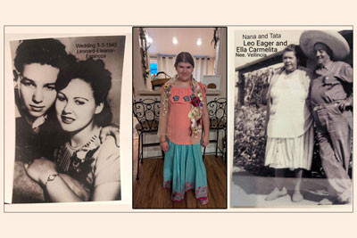 photos of Isabella and her family