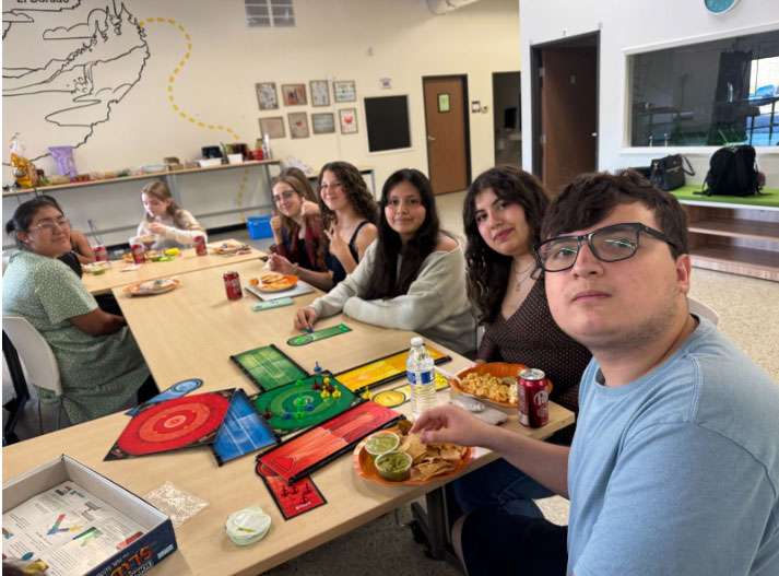 students at tables during the November TLC meeting