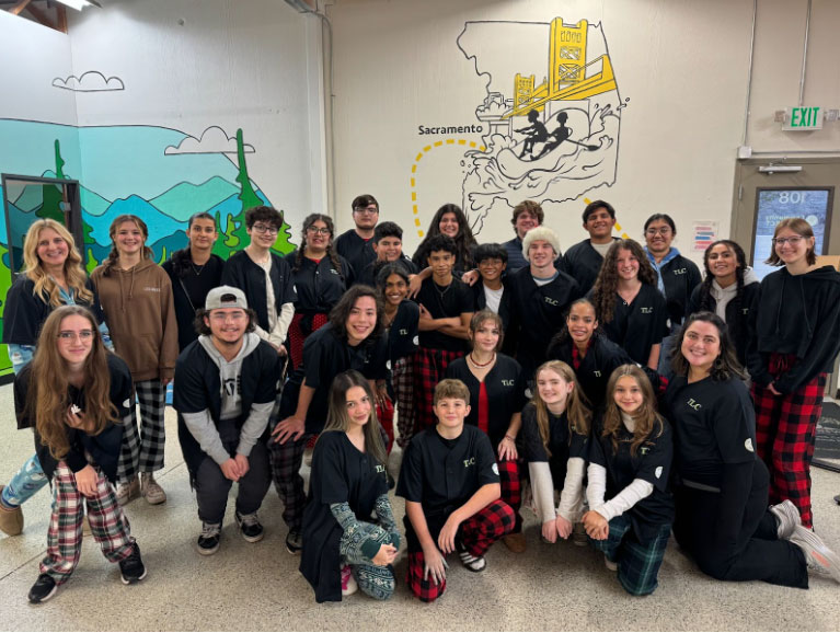 group photo of the Teen Leadership Committee